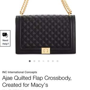 INC Quilted Flap Bag **MINT**